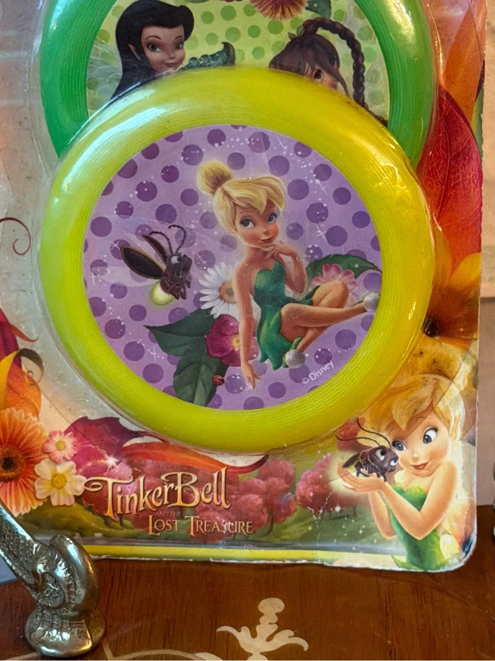 Vintage Tinker Bell Disney Fairies Mini Flying Discs Frisbees Deadstock Vtg